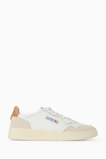 Medalist Low Sneakers in Leather & Suede