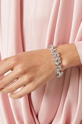 Constella Bracelet in Rhodium-plated Metal