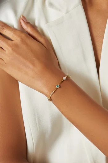 Constella Bracelet in Gold-plated Metal
