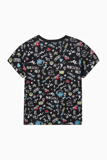 Doodle T-shirt in Cotton