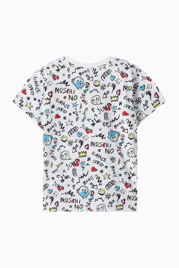 Doodle T-shirt in Cotton