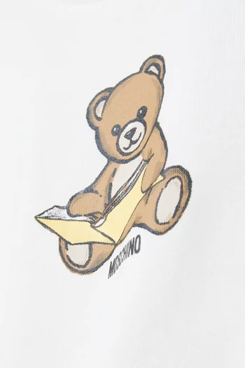 Reading Bear T-shirt in Cotton