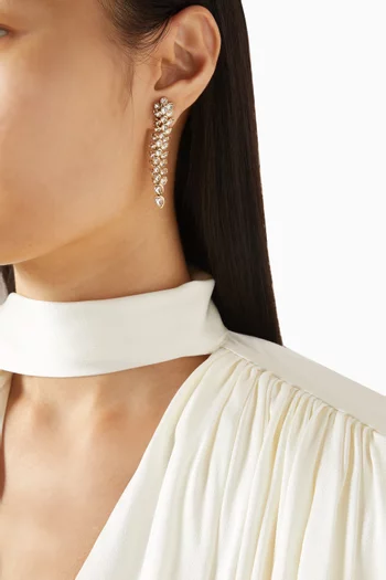 Idyllia Drop Earrings in Gold-tone Metal