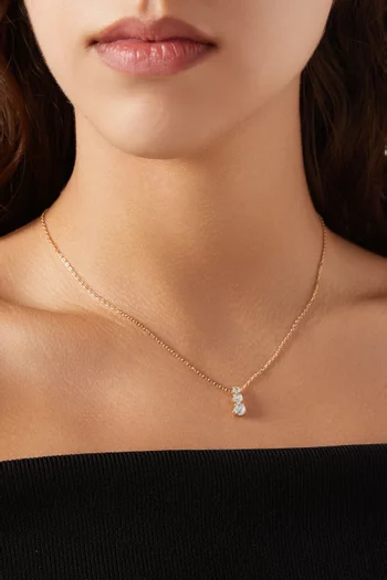 قلادة ستيلا اتراكت بدلاية معدن مطلي بالذهب