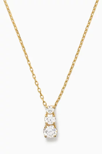 قلادة ستيلا اتراكت بدلاية معدن مطلي بالذهب