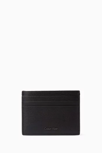 Saffiano Card Case in Leather