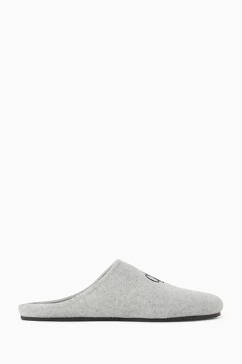 Signature Logo Mule Slippers