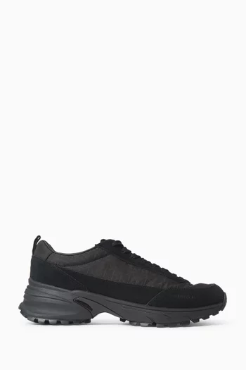 Hike Runner Sneakers in Nylon & Suede