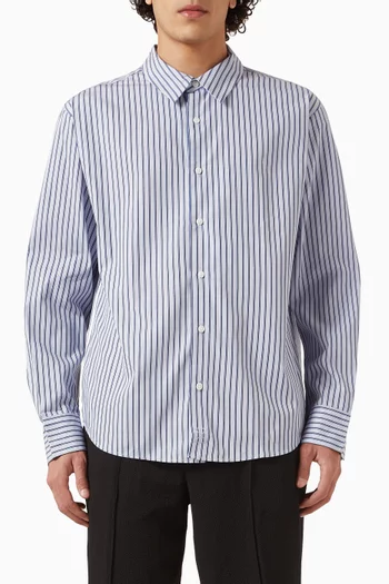 Double Striped Shirt in Cotton