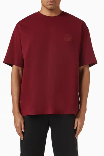 Logo Patch T-shirt in Cotton