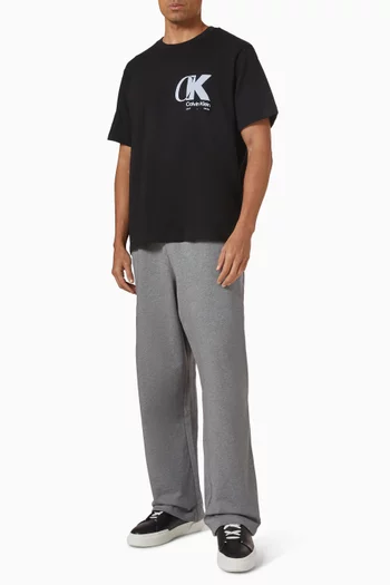 Overlap Logo T-shirt in Cotton-jersey