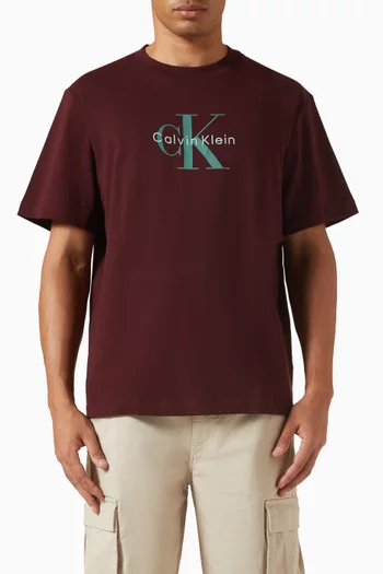 Monogram Logo T-shirt in Cotton-jersey