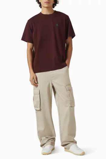 Embroidered T-shirt in Cotton