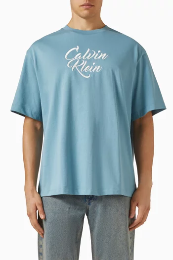 Logo-print T-shirt in Cotton