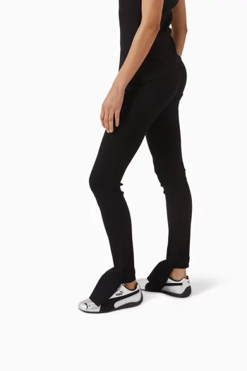 Speedcat Sneakers in Metallic Leather