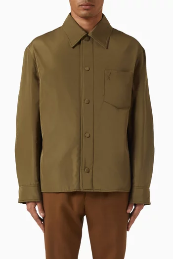 قميص بنمط جاكيت آمي دي كور مبطن تفتا