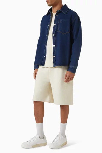 قميص بنمط جاكيت آمي دي كور دينم قطن