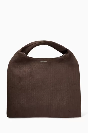 Passenger Bag in Braided Suede