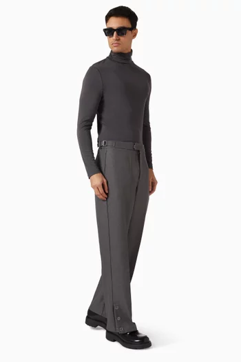 Blaise Roll-neck Top in Modal Blend