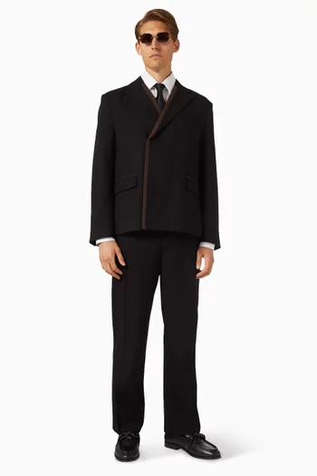 جاكيت بدلة بصفي أزرار