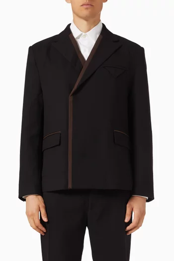 جاكيت بدلة بصفي أزرار