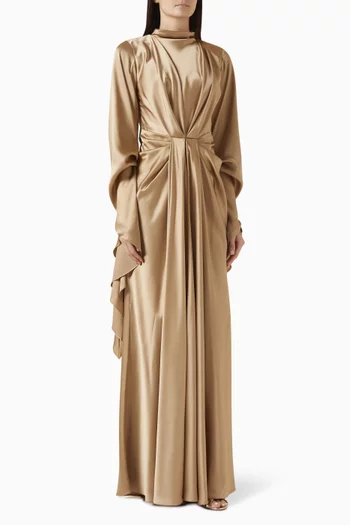 فستان بخصر درابيه ستان