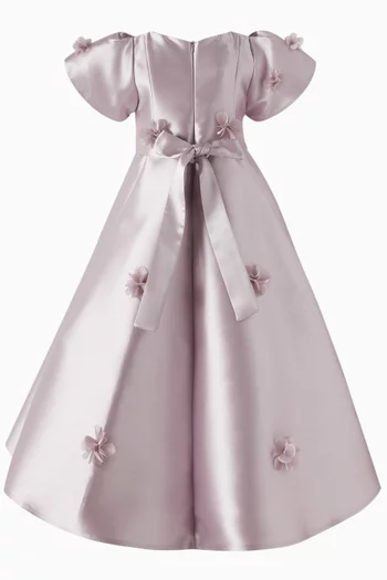 Flower Applique Dress