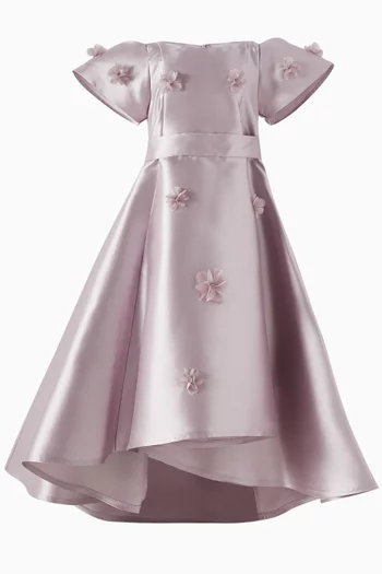 Flower Applique Dress