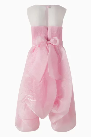 Flower Belted Maxi Dress