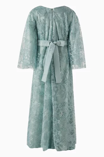 Full Embroidered Dress