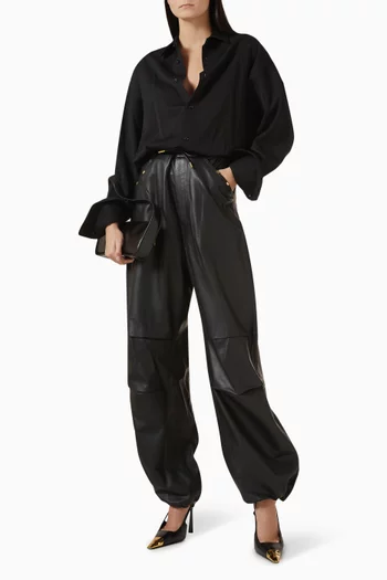 Daisy Plonge Pants in Nappa Leather