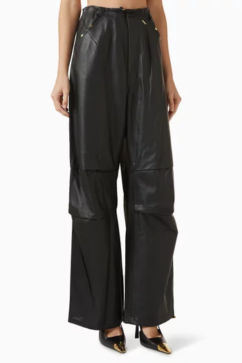 Daisy Plonge Pants in Nappa Leather