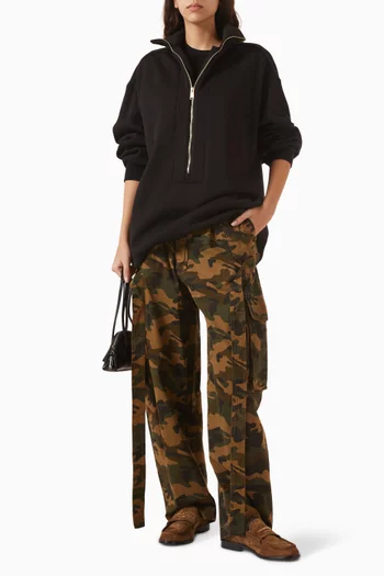 River Oversized Zip Sweatshirt