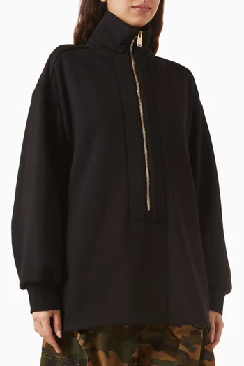 River Oversized Zip Sweatshirt