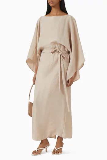 Belted Maxi Dress