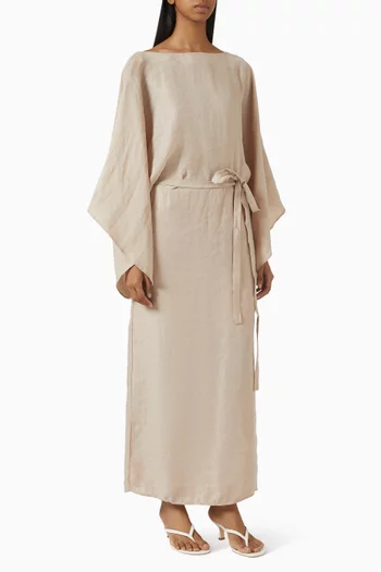 Belted Maxi Dress