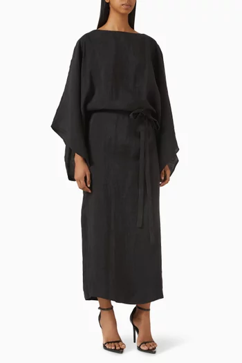 Belted Maxi Dress