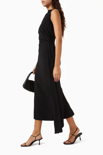 Drape Midi Dress