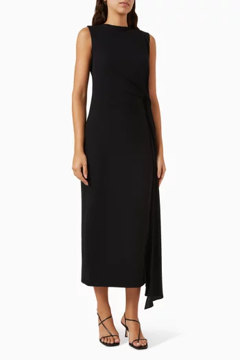 Drape Midi Dress