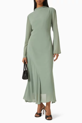 Asymmetric Maxi Dress