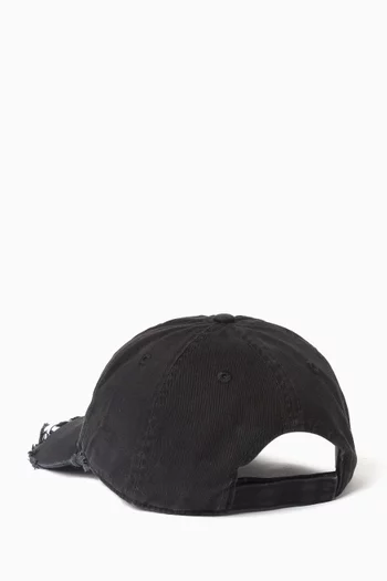 Logo-embroidered Cap in Cotton