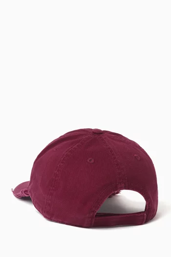 Logo-embroidered Cap in Cotton
