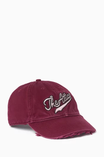 Logo-embroidered Cap in Cotton