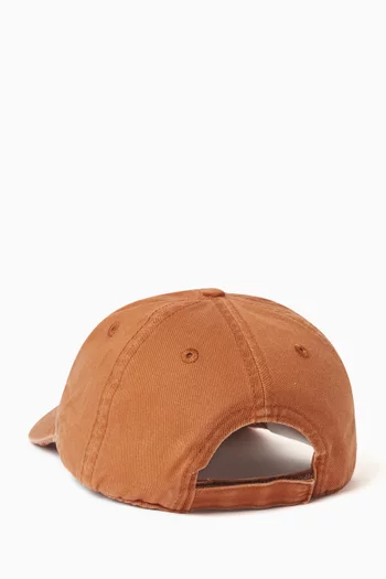 Logo-embroidered Cap in Cotton