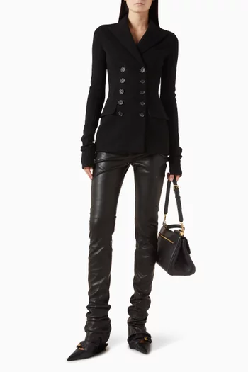 Double-breasted Jacket in Wool