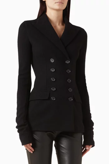 Double-breasted Jacket in Wool