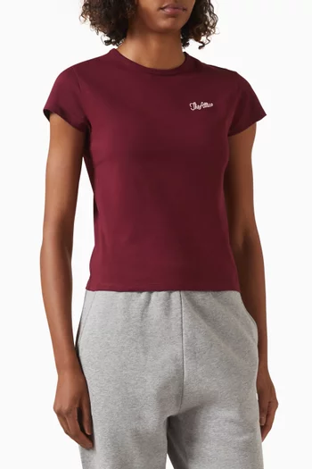 تي شيرت بشعار الماركة قطن