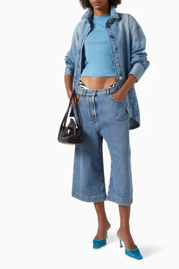 تي شيرت بشعار الماركة قطن