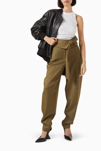 بلوزة بلا أكمام مطرز بأحجار الراين نسيج مضلع