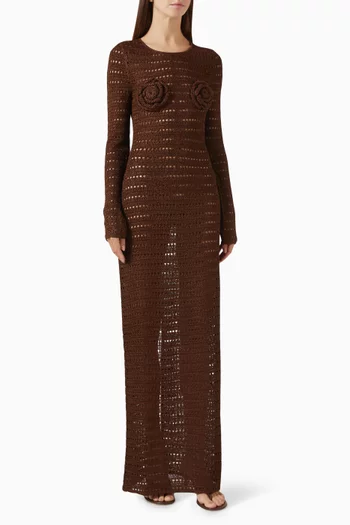 Rosette Dress in Crochet